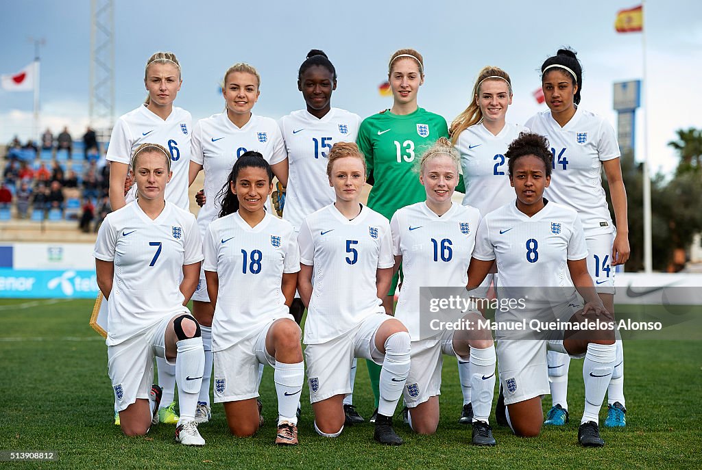 England U19 v USA U19 - International Womens U19 National Teams Tournament