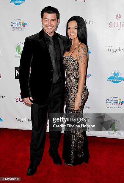 Christopher Sean and Guest attend The Dream Builders Project 3rd Annual 'A Brighter Future For Children' Charity Gala at Taglyan Cultural Complex on...