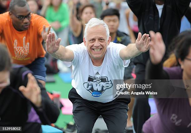 General view of atmosphere while Fitbit Local Los Angeles launches with a free event on the Santa Monica Pier. Fitbit Local Ambassadors Elise Joan &...