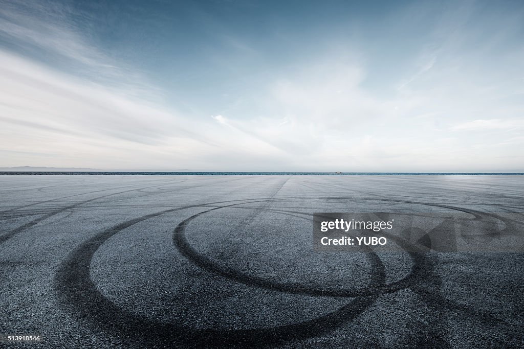 The seaside parking lot