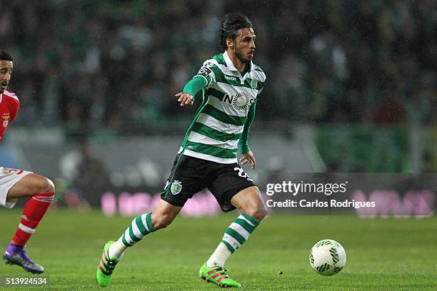 Sporting's forward Bryan Ruiz during the match between Sporting CP and SL Benfica for the Portuguese Primeira Liga at Jose Alvalade Stadium on March...