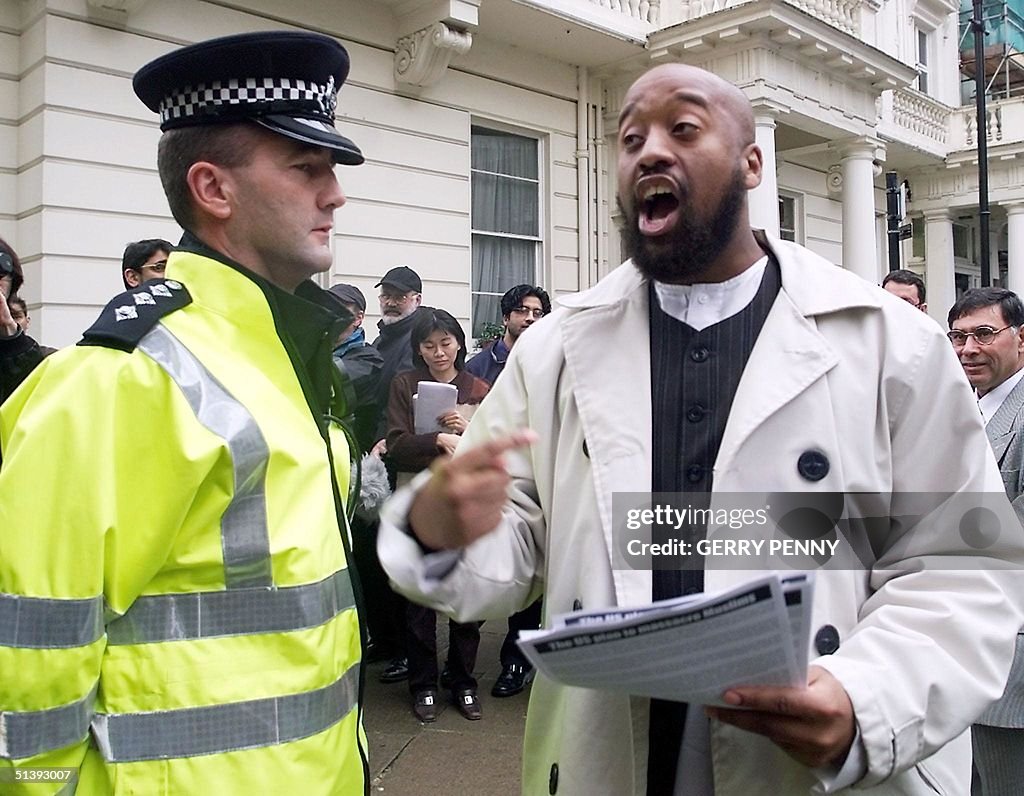 Omar Brookes of Al-Muhajiroun in London, is closel