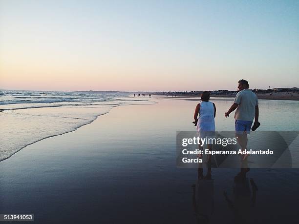 People on the beach in Cadiz, Spain August 24, 2014