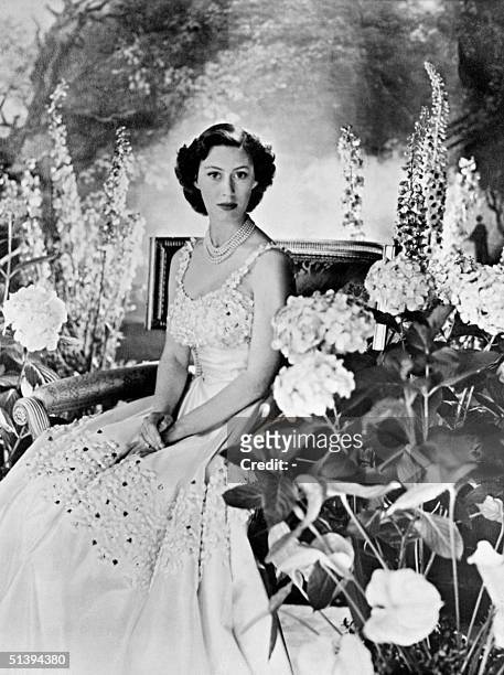 Picture taken probably in 1940s in London of Princess Margaret, the youngest sister of future Britain's Queen Elizabeth II. Princess Margaret married...