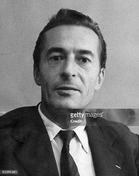 An undated portrait of French neurologist and surgeon Henri Laborit . Laborit is most famous for having discovered in 1952 some of the earliest known...
