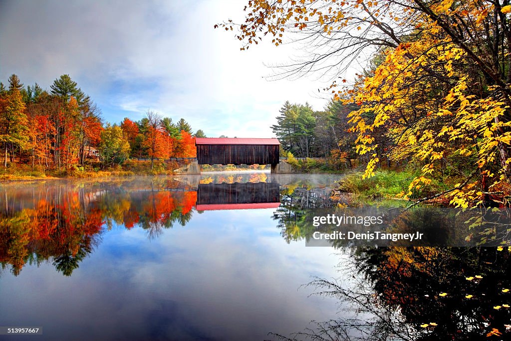 County Covered Bridge in New Hampshire
