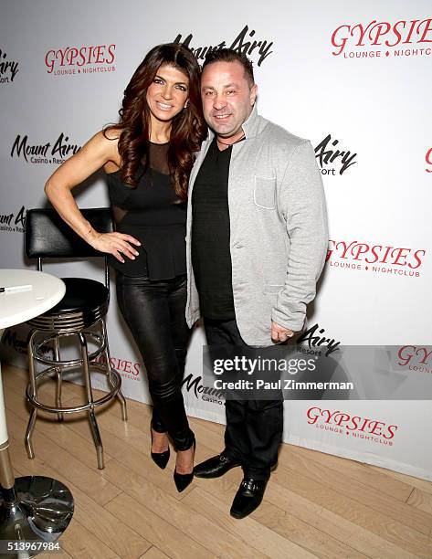 Teresa Giudice, star of The Real Houswives of New Jersey, and Joe Giudice appears at Mount Airy Resort Casino for a book signing and meet and greet...