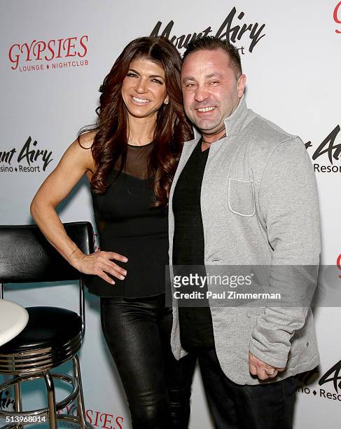 Teresa Giudice, star of The Real Houswives of New Jersey, and Joe Giudice appears at Mount Airy Resort Casino for a book signing and meet and greet...