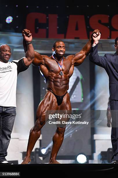 Cedric McMillan onstage at the Arnold Sports Festival 2016 on March 5, 2016 in Columbus, Ohio.