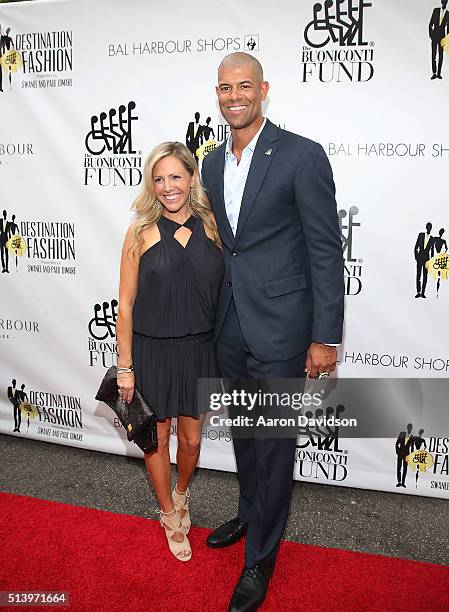 Shane Battier and Heidi Ufer attends Destination Fashion 2016 to benefit The Buoniconti Fund to Cure Paralysis, the fundraising arm of The Miami...