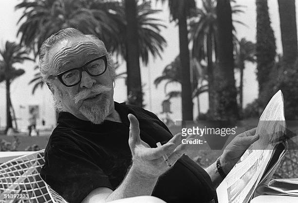 American movie director Dalton Trumbo pose for photographer 17 May 1971 in Cannes as he presents his latest movie "Johnny Got His Gun". Trumbo was a...