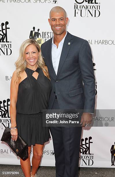 Shane Battier and Heidi Ufer attend Destination Fashion 2016 to benefit The Buoniconti Fund to Cure Paralysis, the fundraising arm of The Miami...