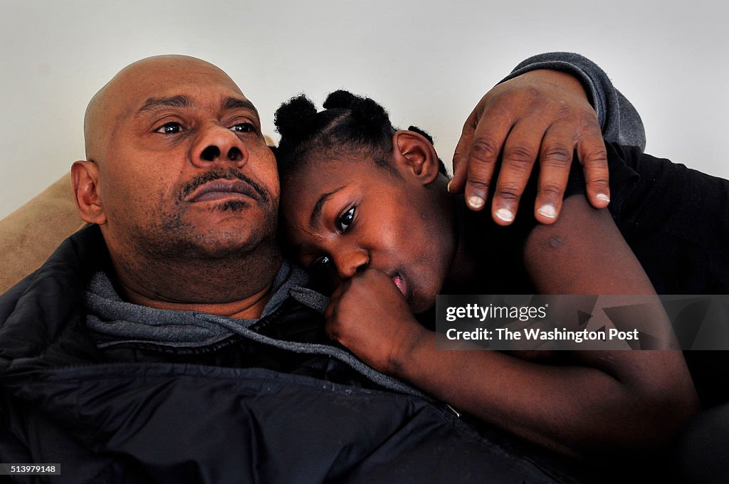 WASHINGTON, DC-FEB 06: (L)Darrell Gilmore with his daughter Dia