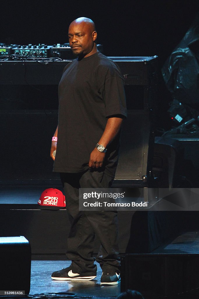 Tha H Rapper Rapper Tha D of 2nd II None performs on stage during the I Love The ...