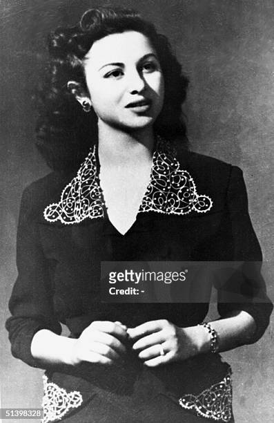 Portrait from the 1950s shows Egyptian actress Faten Hamama , who first captivated audiences with the film Youm Sai'd in 1940. Hamama married...