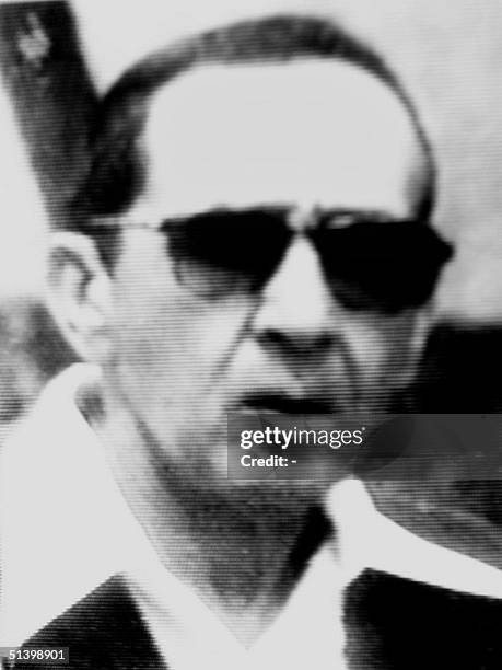 Grab of an undated portrait of French millionaire Edouard Saroussi who is said to have paid Israeli President Ezer Weizman nearly half-a-million...