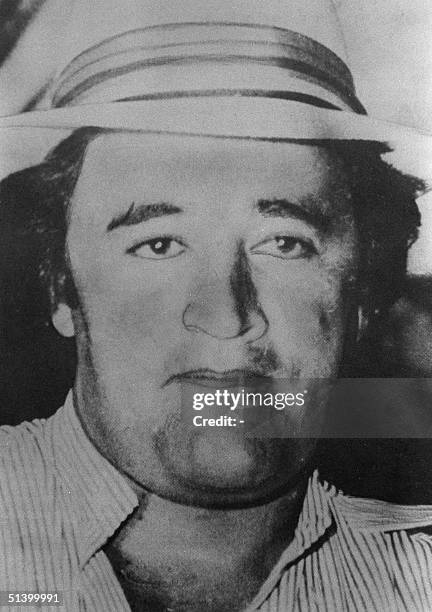 An undated photo of Gonzalo Rodriguez Gacha, one of the leaders of the Medellin drug cartel. N/B B/W