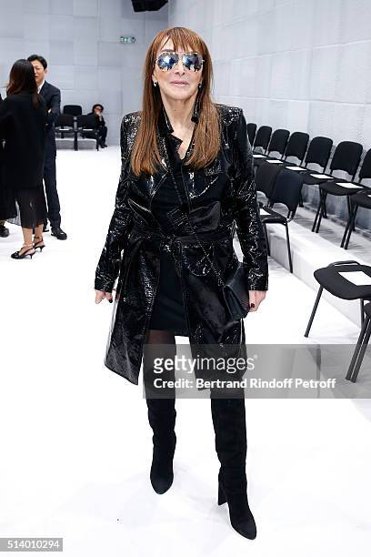 Babeth Djian attends the Balenciaga show as part of the Paris Fashion Week Womenswear Fall/Winter 2016/2017 on March 6, 2016 in Paris, France.