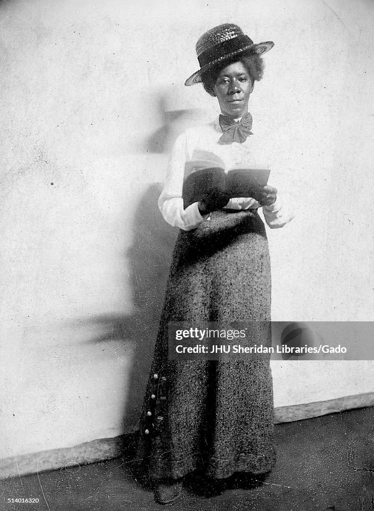 Postcard of African American Woman