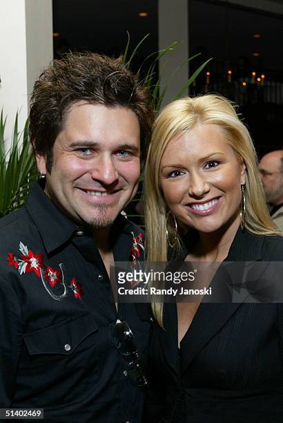 Tim DeMarcus of Rascal Flatts with wife Allison attend the after party to celebrate the premiere of Tim McGraw 's "Friday Night Lights" held at...