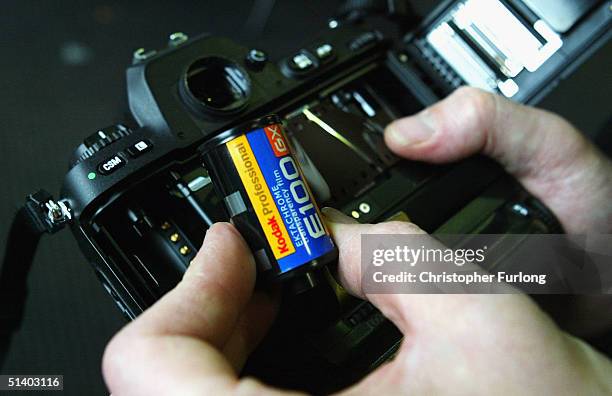 In this photo illustration products from the photographic company Kodak are displayed following the announcement on October 5 that the company are to...