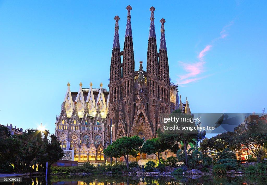 The most splendid church of Gaudi