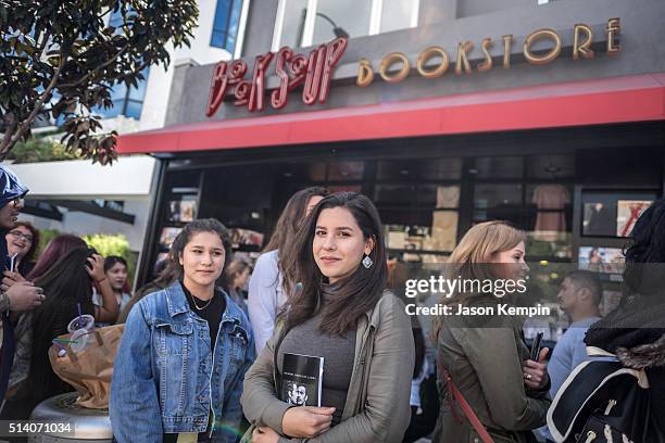 General view of atmosphere is seen during a signing for James Franco's new book "Straight James/Gay James" at Book Soup on March 6, 2016 in West...