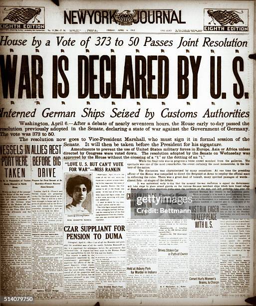 Declered War Is Declared By Us Photos et images de collection - Getty Images