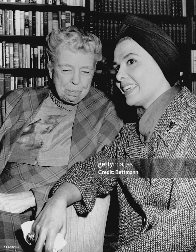 Eleanor Roosevelt and Lena Horne
