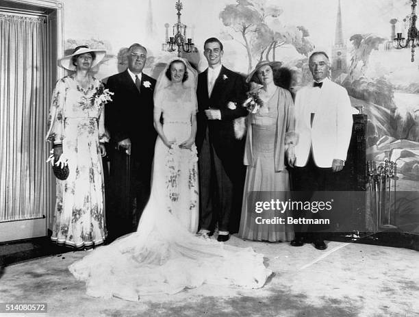 The wedding of Franklin D. Roosevelt Jr.