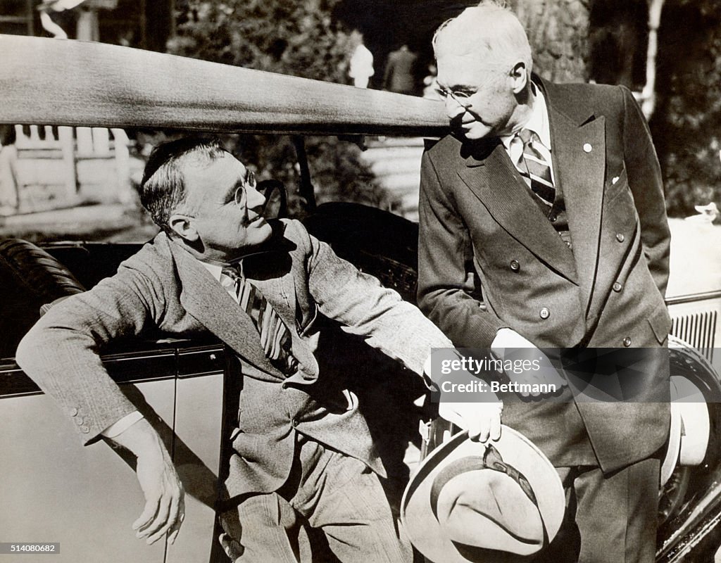 Franklin D. Roosevelt and Bernard Baruch