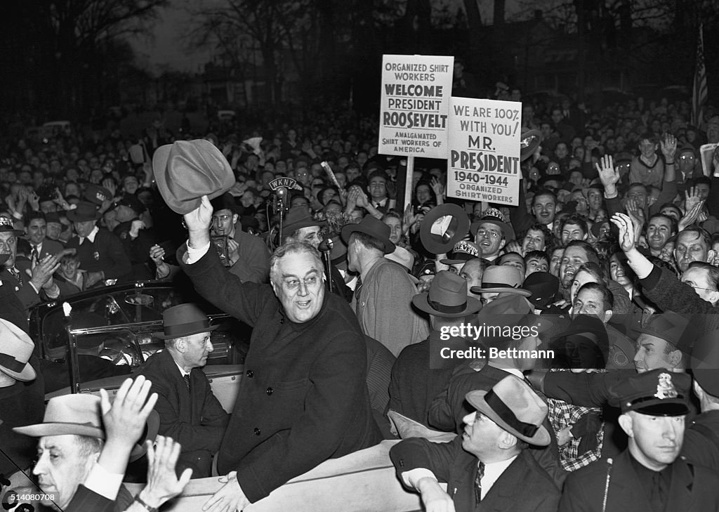 President Roosevelt in Kingston