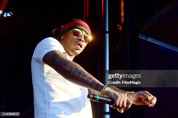 Future performs on stage at the Okeechobee Music & Arts Festival, Day 4, on March 6, 2016 in Okeechobee, Florida.