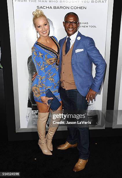 Actor Tommy Davidson and wife Arleen Davidson attend the premiere of "The Brothers Grimsby" at Regency Village Theatre on March 3, 2016 in Westwood,...