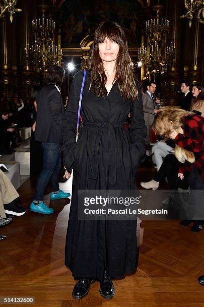 Caroline de Maigret attends the Stella McCartney show as part of the Paris Fashion Week Womenswear Fall/Winter 2016/2017 on March 7, 2016 in Paris,...