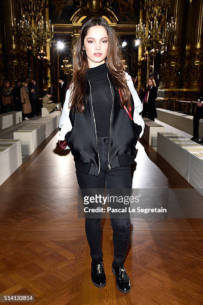 Lola Le Lann attends the Stella McCartney show as part of the Paris Fashion Week Womenswear Fall/Winter 2016/2017 on March 7, 2016 in Paris, France.