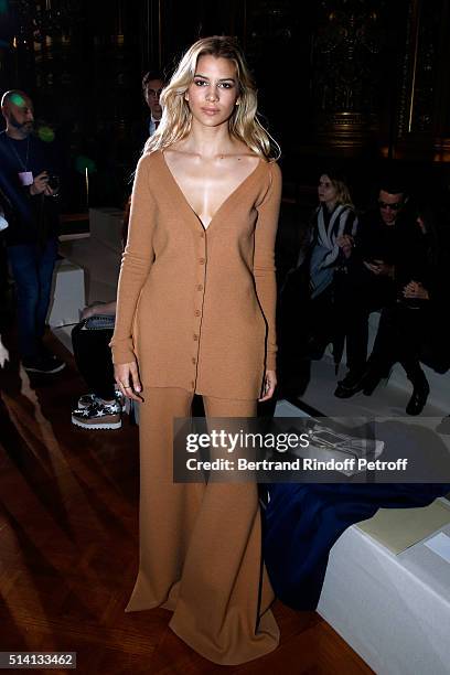 Daughter of Nastassja Kinski and Quincy Jones, Kenya Jones attends the Stella McCartney show as part of the Paris Fashion Week Womenswear Fall/Winter...