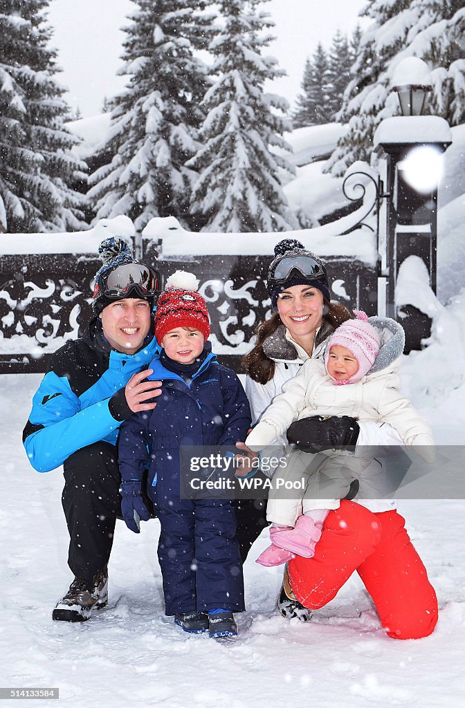 The Duke and Duchess of Cambridge Enjoy Skiing Holiday