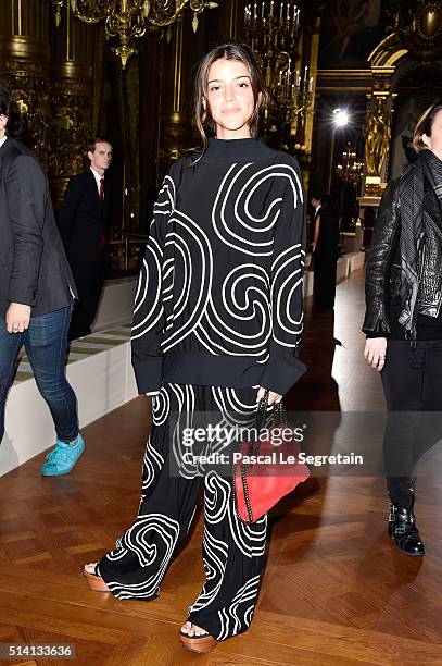 Calu Rivero attends the Stella McCartney show as part of the Paris Fashion Week Womenswear Fall/Winter 2016/2017 on March 7, 2016 in Paris, France.