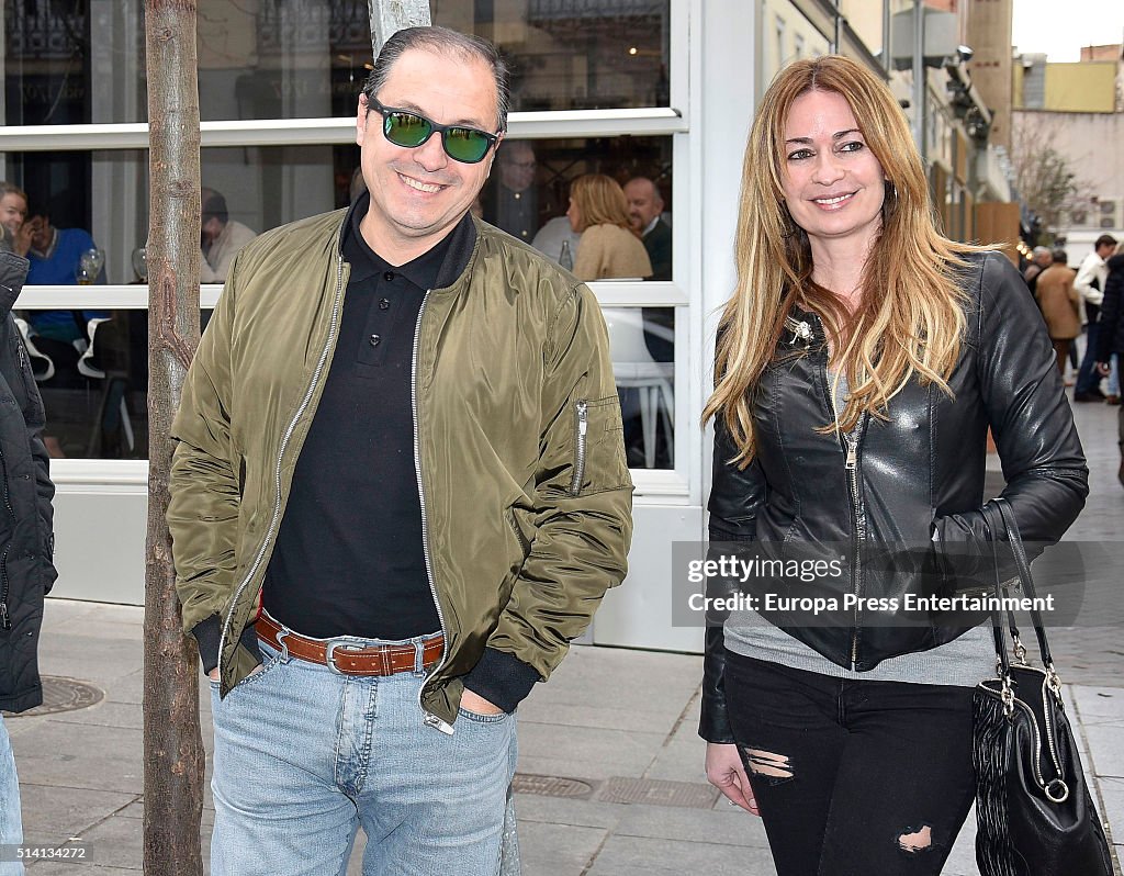Celebrities Sighting In Madrid - March 04, 2016