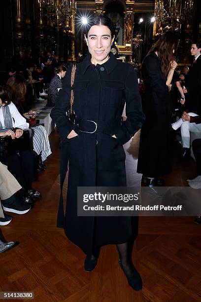 Choreographer Blanca Li attends the Stella McCartney show as part of the Paris Fashion Week Womenswear Fall/Winter 2016/2017. Held at Opera Garnier...