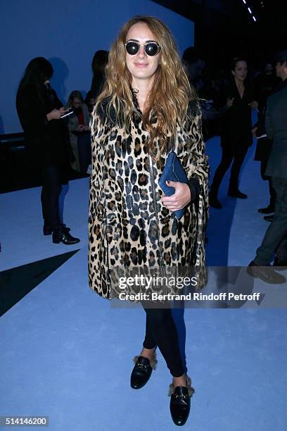 Alexia Niedzielski attends the Giambattista Valli show as part of the Paris Fashion Week Womenswear Fall/Winter 2016/2017 on March 7, 2016 in Paris,...