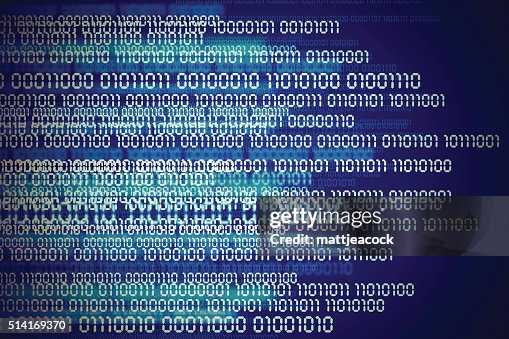 Digital Data Code Example Lines Of Digital Data Code High-Res Vector Graphic - Getty Images