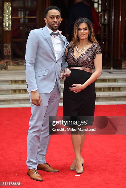 King, and DJ Neev attend The Prince's Trust Celebrate Success Awards at London Palladium on March 7, 2016 in London, England.