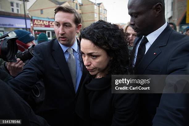 Former Chelsea Football club first-team doctor Eva Carneiro leaves Croydon Employment Tribunal after attending a private hearing in her constructive...
