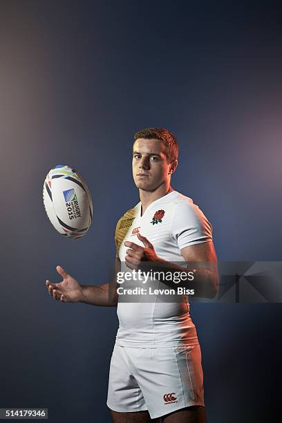 Rugby player George Ford is photographed for ES magazine on July 6, 2015 in London, England.