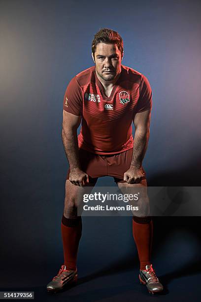 Rugby player Brad Barritt is photographed for ES magazine on July 6, 2015 in London, England.
