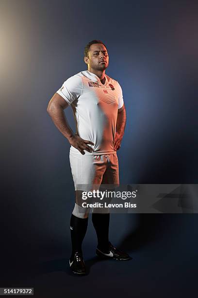 Rugby player Billy Vunipola is photographed for ES magazine on July 6, 2015 in London, England.