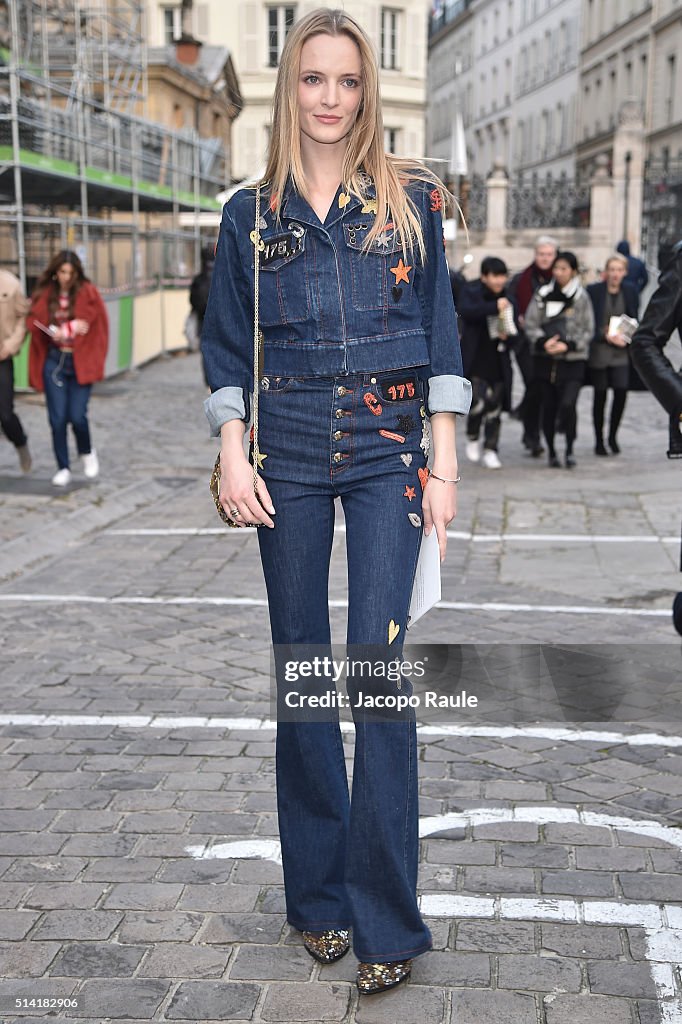 Celebrity Sightings : Day Seven - Paris Fashion Week : Womenswear Fall Winter 2016/2017