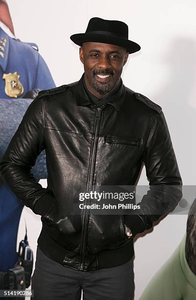 Idris Elba arrives for the UK Gala Screening of 'Zootropolis' at Hackney Picturehouse on March 7, 2016 in London, England.